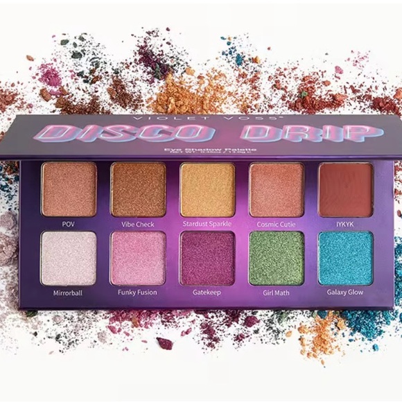 NWOT🎉 VIOLET VOSS Disco Drip Eye Shadow Palette - Picture 2 of 4
